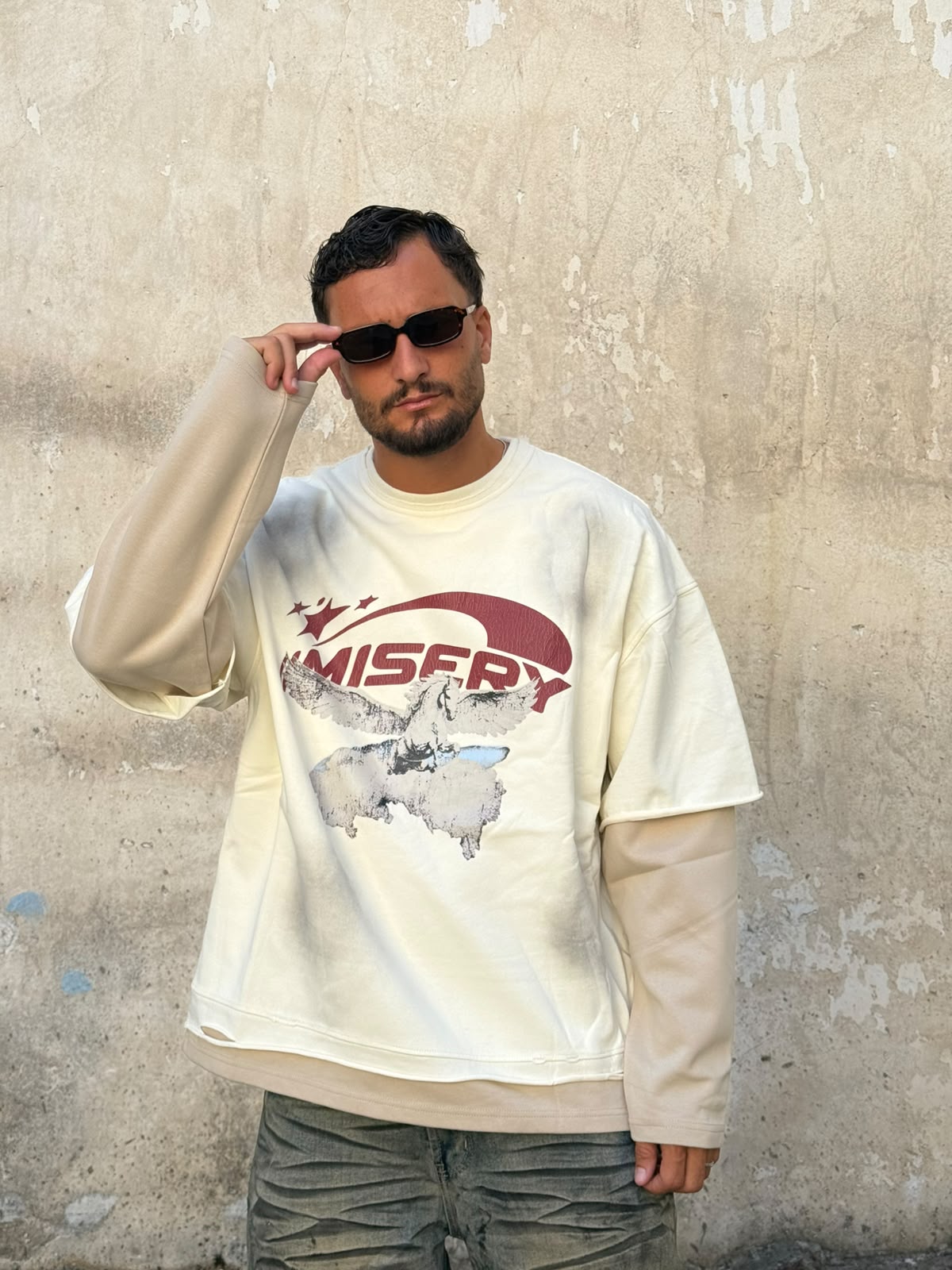 Long  sleeve misery biamca