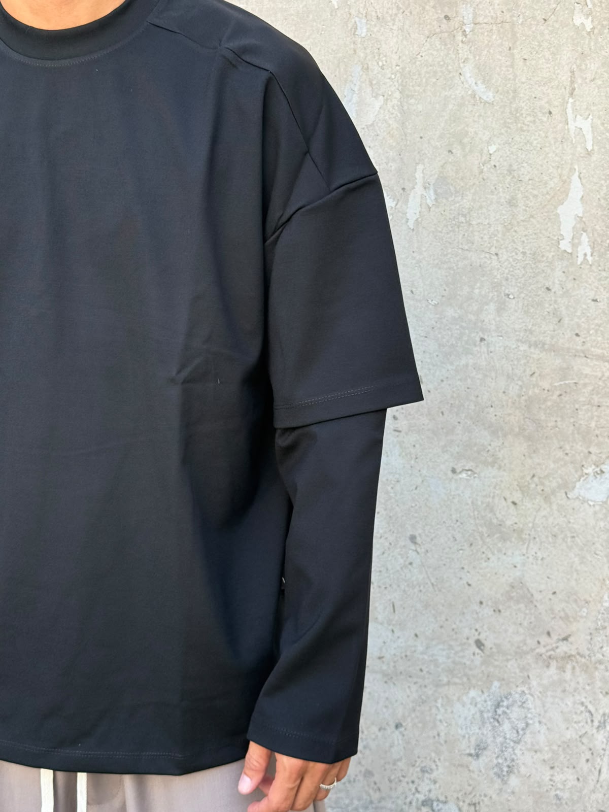Long sleeve double  nera