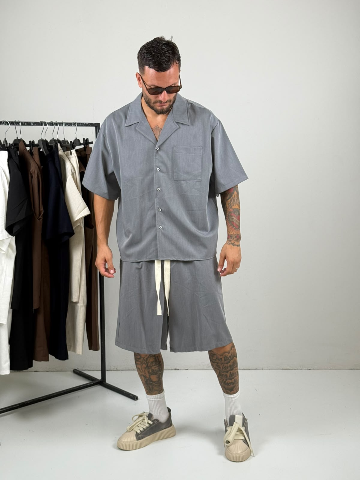 Coordinato Nizza grigio scuro