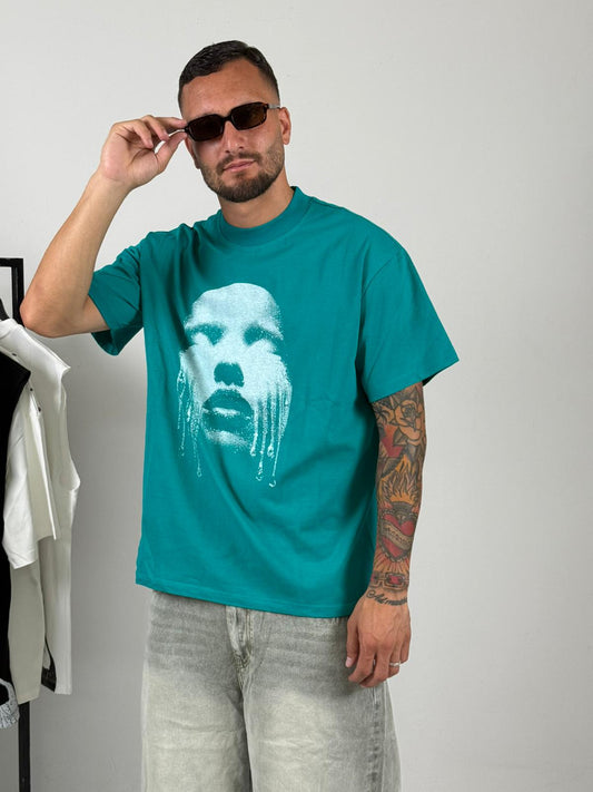 Shirt viso turchese